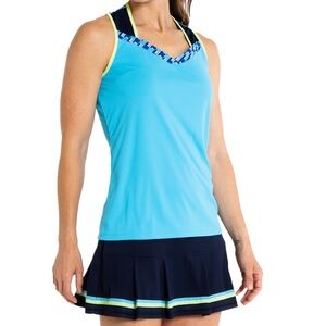 NWT Court Haley Pickleball V-Neck Racerback Tank Top